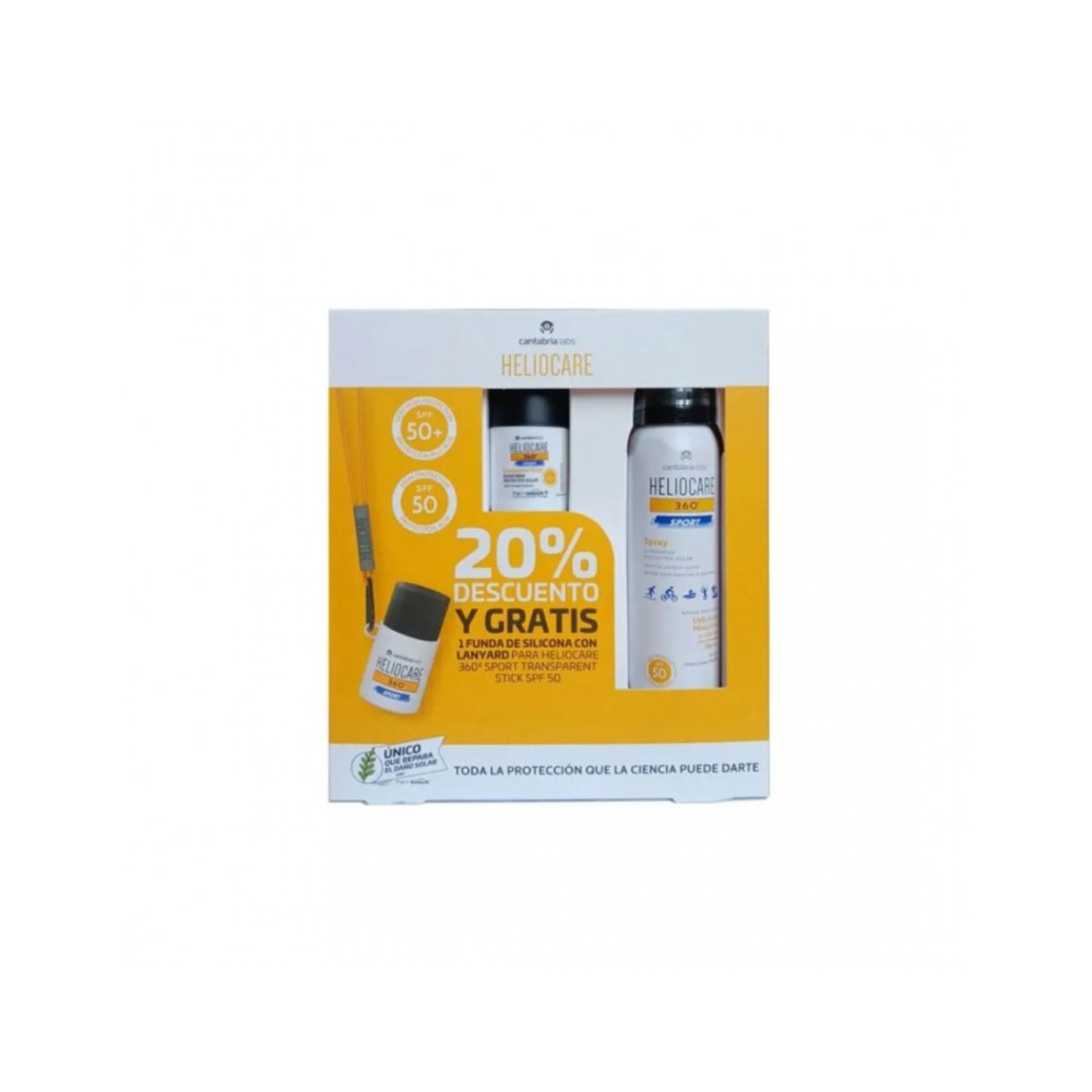 HELIOCARE PACK 360 SPORT STICK + SPRAY SPF50