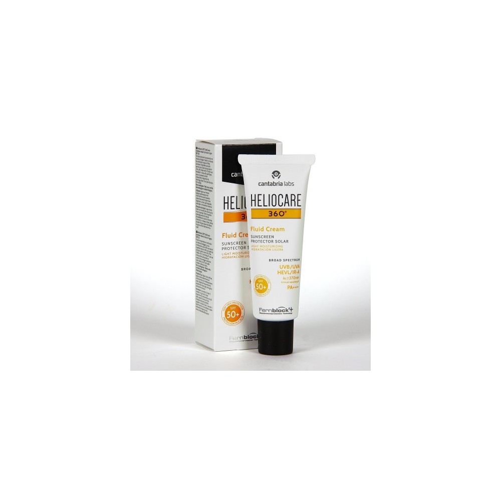 HELIOCARE 360º SPF 50+ FLUIDO CREMOSO SUNSCREEN PROTECTOR SOLAR FLUID CREAM 50 ML