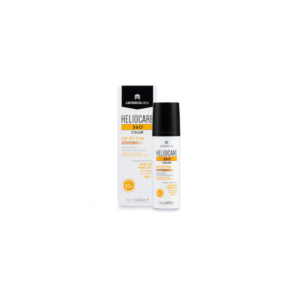 HELIOCARE 360º SPF 50+ COLOR GEL OIL-FREE PROTECTOR SOLAR BRONZE INTENSE 50 ML