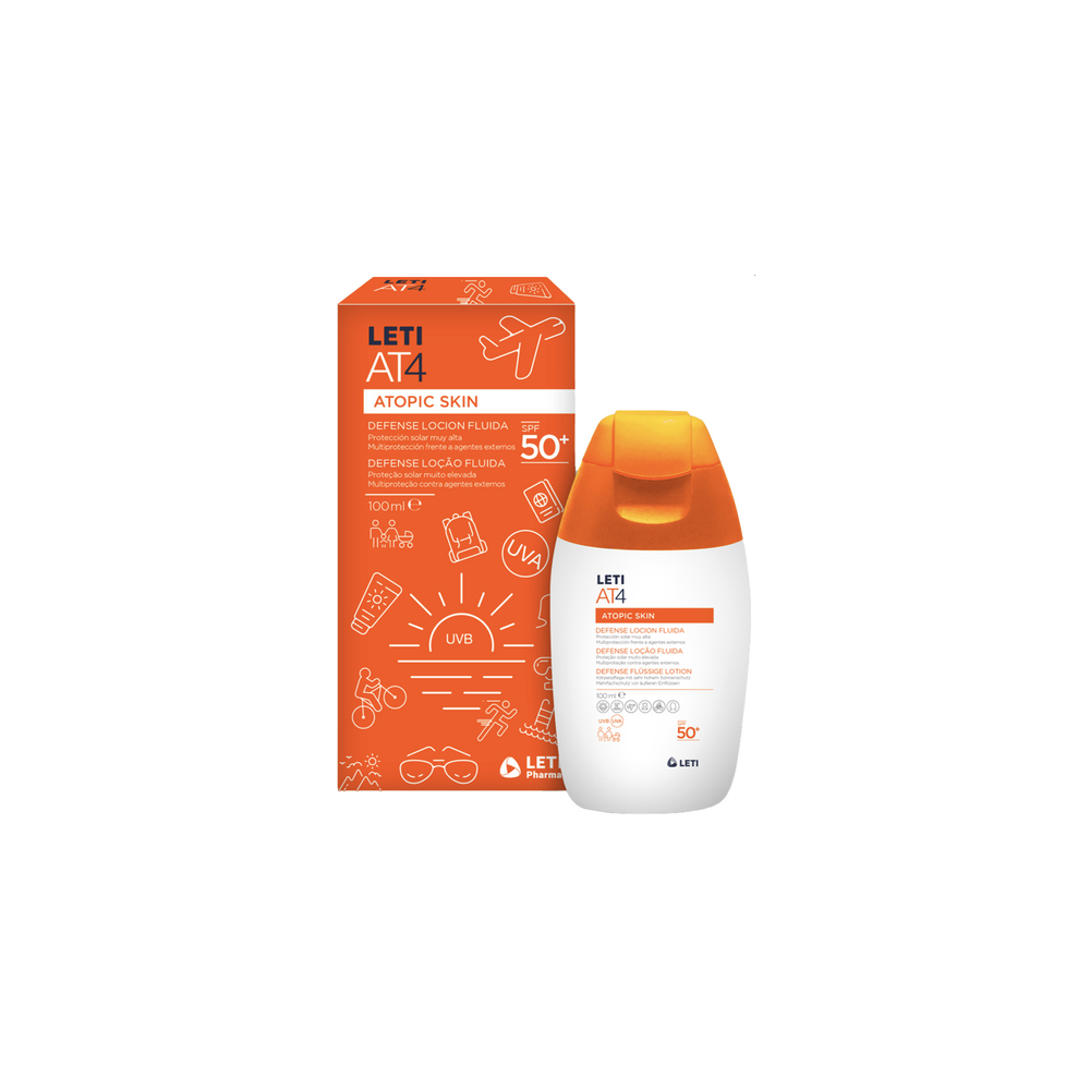 LETIAT4 DEFENSE LOCION FLUIDA SPF 50+ 1 ENVASE 100 ML